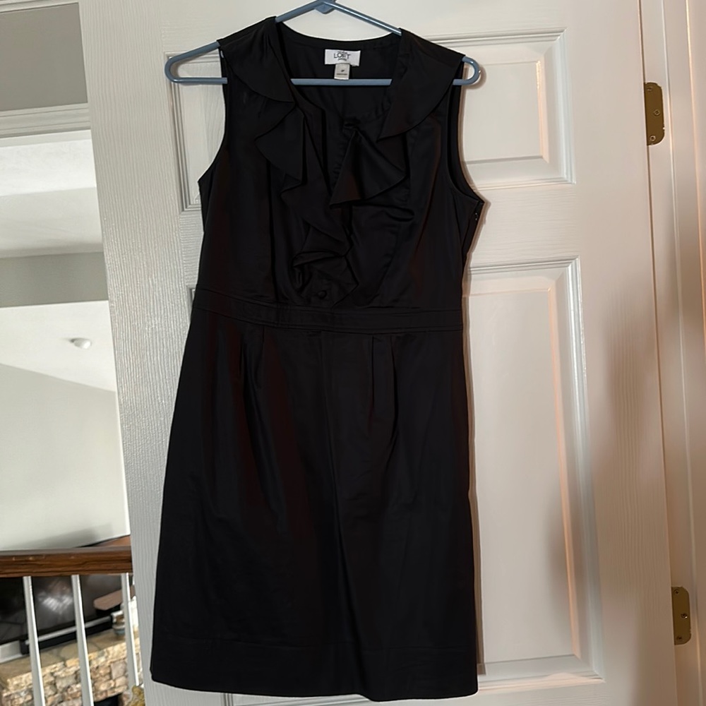 Ann Taylor loft black dress